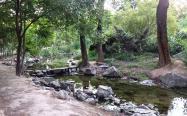 جریان رودخانه در باغ مشهد