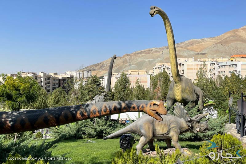 انواع دایناسورهای منقرض‌شده در مجموعه پارک ژوراسیک تهران؛ منبع عکس: کجارو؛ عکاس: مسعود یوسف‌نژاد