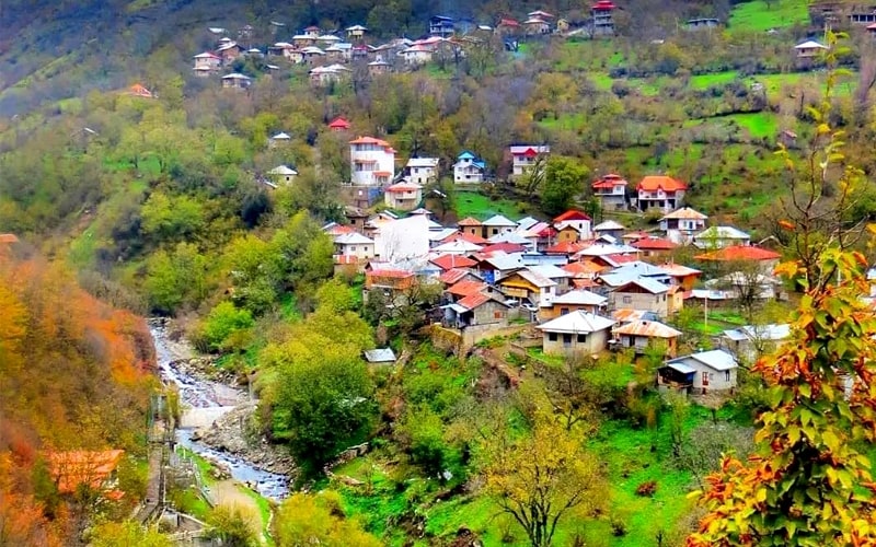 طبیعت روستای جنت رودبار، منبع عکس: گوگل مپ، عکاس: محمدرضا یعقوبی