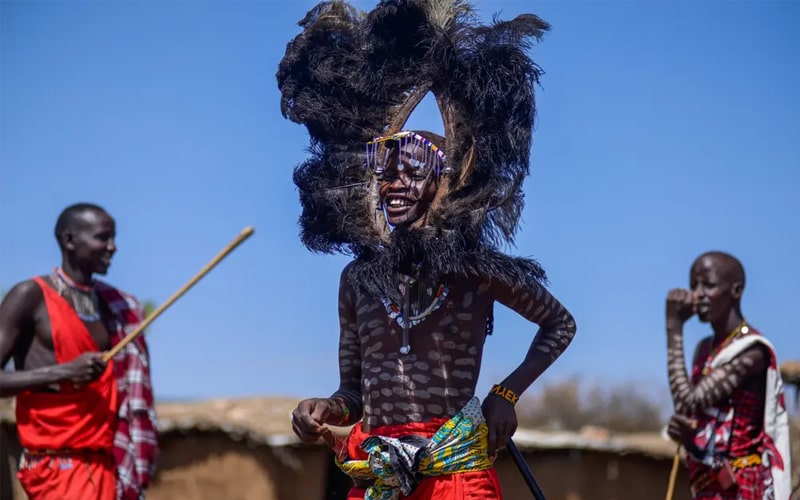 مراسم سنتی قبیله ای آفریقایی