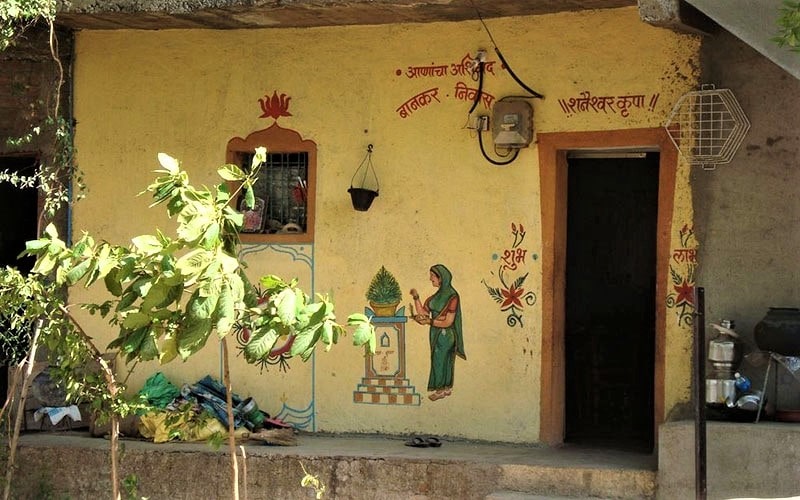 خانه بدون در ورودی در روستای شانی شینگناپور