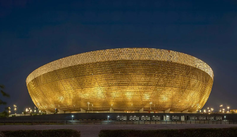 استادیوم لوسیل قطر؛ منبع عکس: archdaily.com؛ عکاس: نامشخص