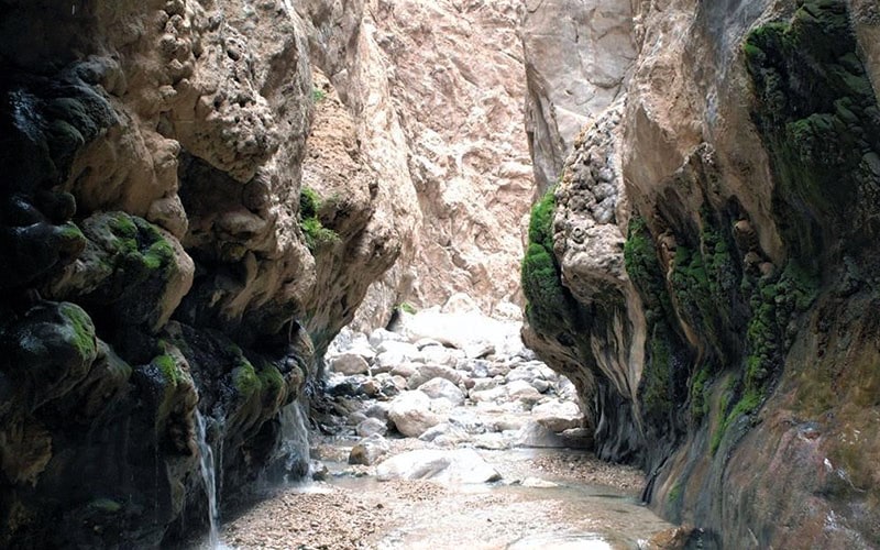 زیرش آب چشمه مرتضی علی به درون رودخانه، منبع عکس: گوگل مپ، عکاس: کیمیا سلامی
