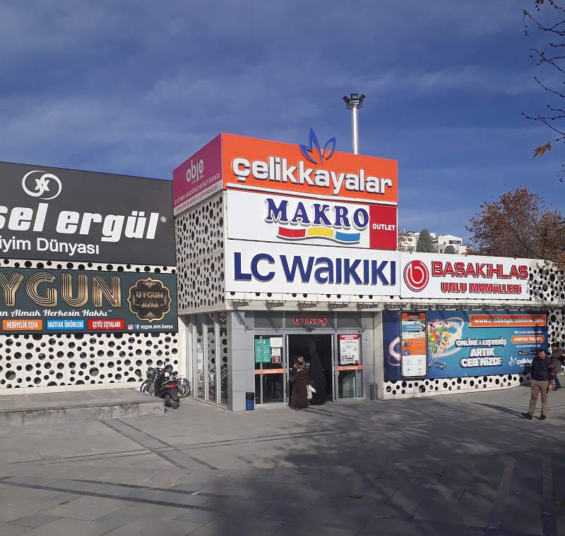 مرکز خرید ماکرو در قونیه؛ منبع عکس: گوگل مپ؛ عکاس: mehmet çanak