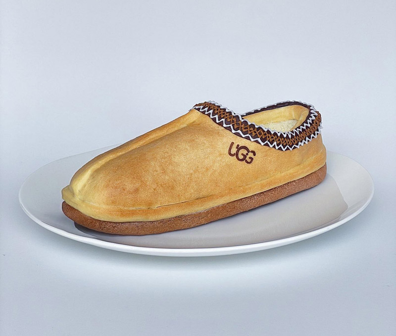 کفش ساخته شده از خمیر نان 