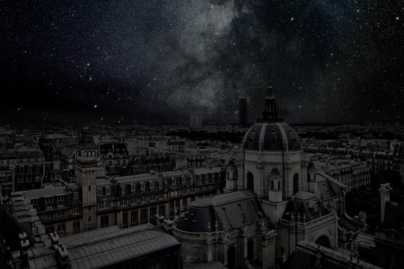 شهر پاریس بدون آلودگی نوری