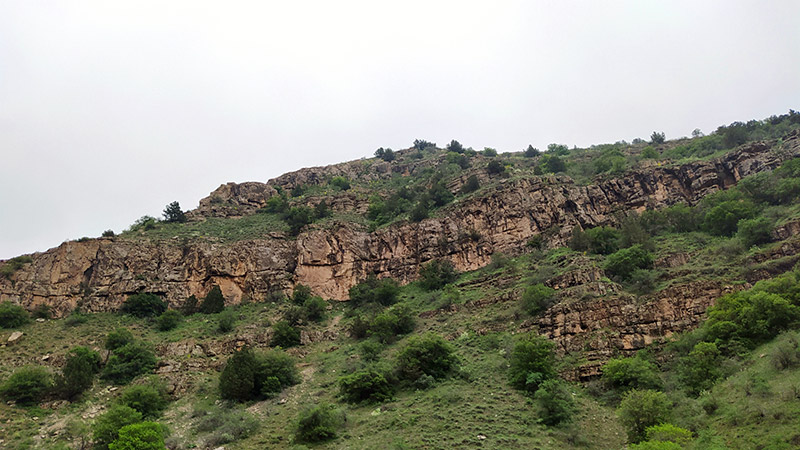 ارتفاعات پارک ملی تندوره؛ منبع عکس: گوگل مپ؛ عکاس: نجمه سلیمانی
