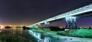پل سیاه اهواز در شب؛ منبع عکس: گوگل مپ؛ عکاس: jadi