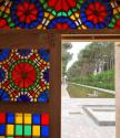 پنجره‌های ارسی باغ دولت آباد یزد؛ منبع عکس: گوگل مپ؛ عکاس: Pathik Bhatt