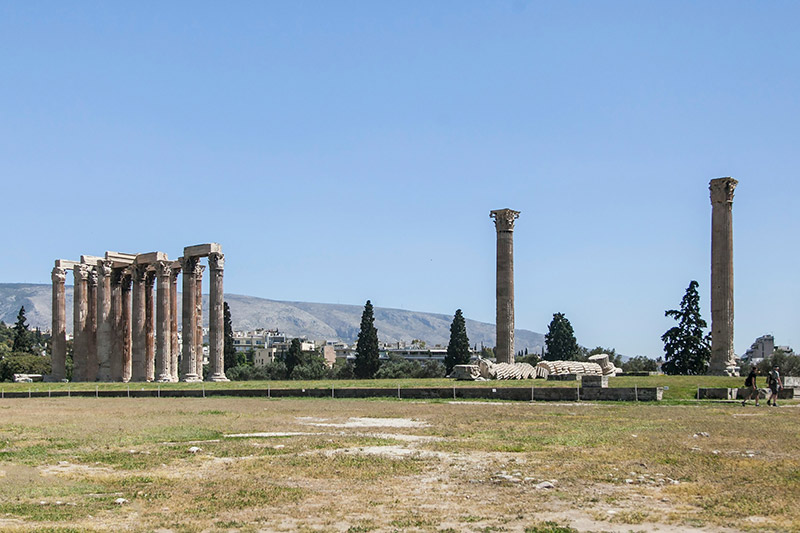 معبد زئوس المپیا؛ منبع عکس: Unsplash؛ عکاس: Athens at a Glance