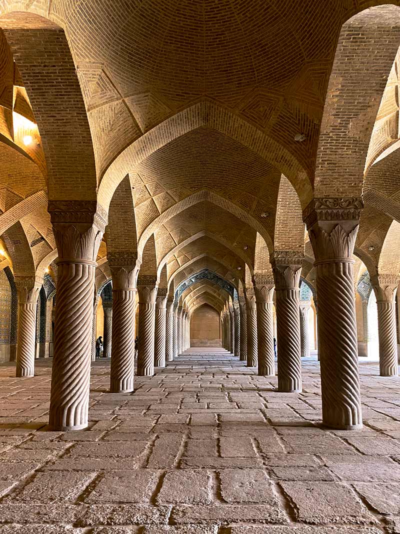 مسجد وکیل شیراز؛ منبع: گوگل مپ؛ عکاس: محمد هاشم سمتی