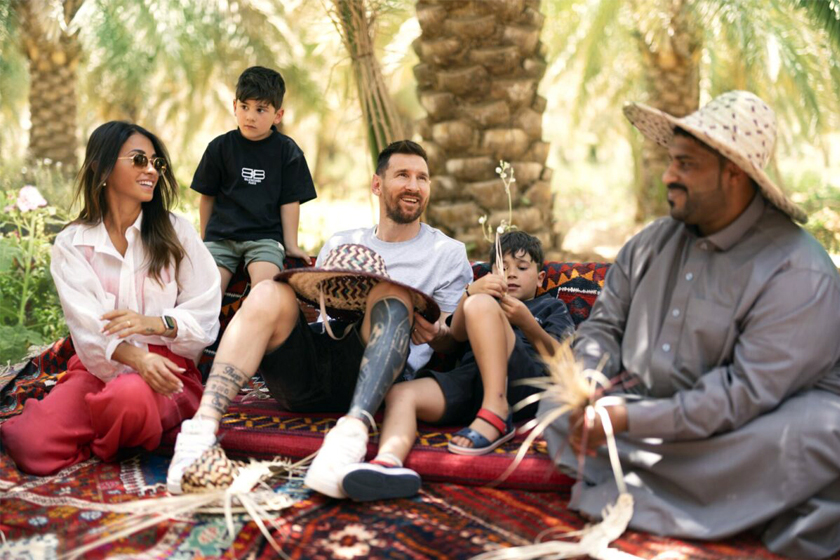 شوت محکم برای فتح بازار گردشگری | مسی برای تبلیغ عربستان پا به توپ شد
