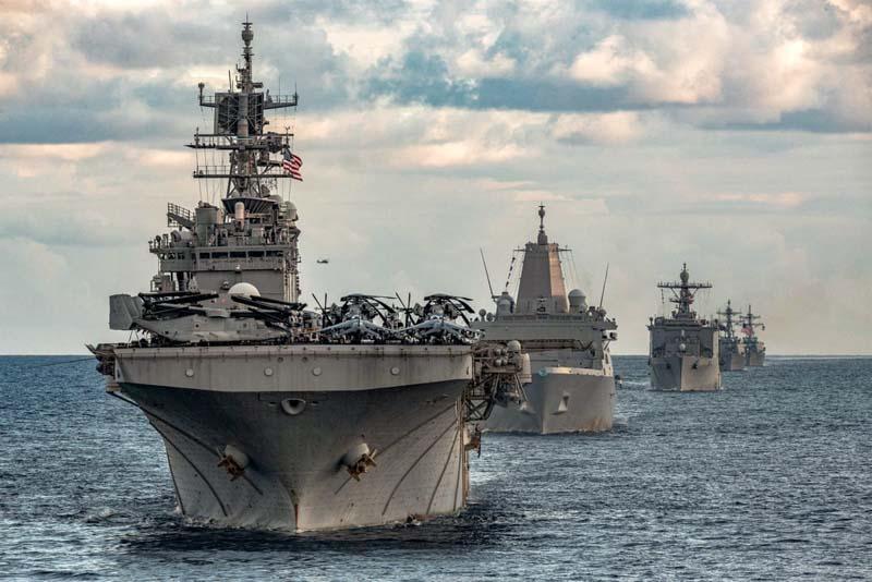 ناوهای نیروی دریایی ایالات متحده در دریای مدیترانه