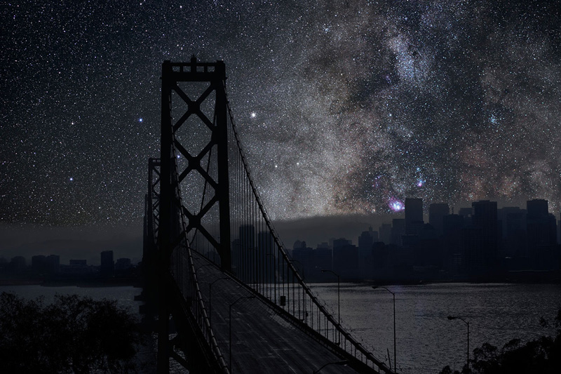 سانفرانسیسکو بدون آلودگی نوری
