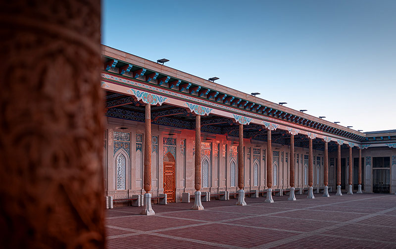 معماری قدیمی بنایی در شهرهای فارسی زبان ازبکستان