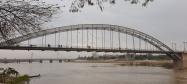 پل سفید اهواز در هوای غبار آلود؛ منبع عکس گوگل مپ؛ عکاس: Mototourist