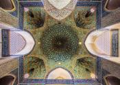 معماری و تزئینات بنای مسجد جامع شهر یزد؛ منبع عکس: ویکی پدیا؛ عکاس: محمدرضا دومیری