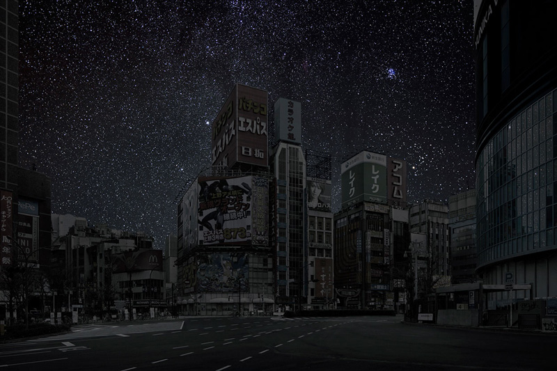 شهر توکیو بدون آلودگی نوری