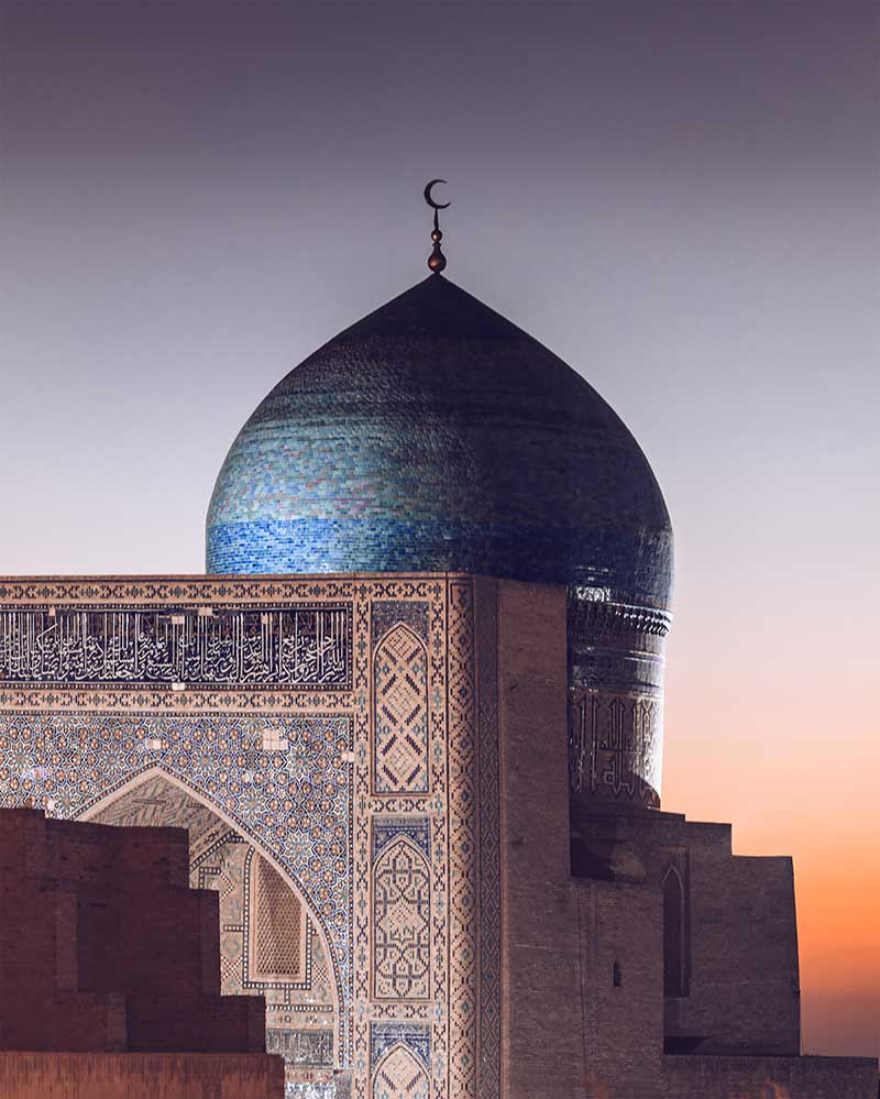 گنبد فیروزه‌ای یادگار معماری ایرانی اسلامی ازبکستان