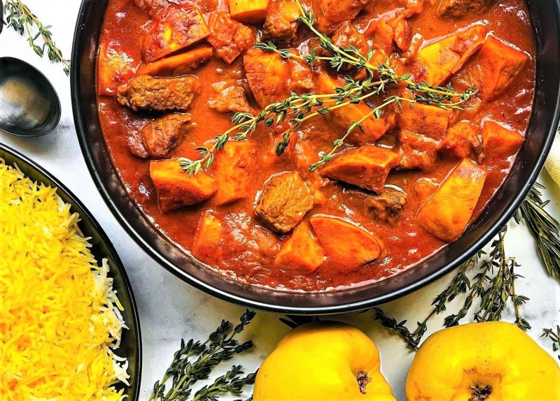 خورشت به آلو اصفهان؛ منبع عکس: سایت topcooking.ir. عکاس: نامشخص