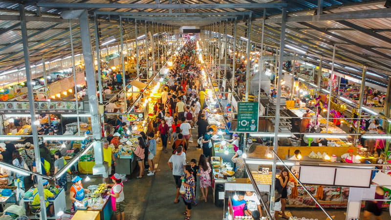 بازار ناکا؛ منبع عکس: Naka Market Phuket، عکاس: نامشخص