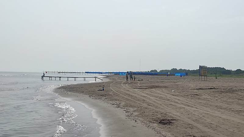 ساحل مروارید گیلان؛ منبع عکس گوگل مپ، عکاس: محمد نورانی