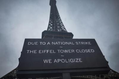 بازگشایی برج ایفل پس از یک هفته اعتصابات کارگری