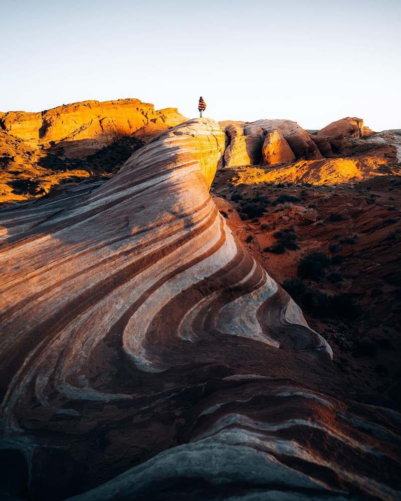 تپه‌های رنگین در صحرای نوادا (Nevada)