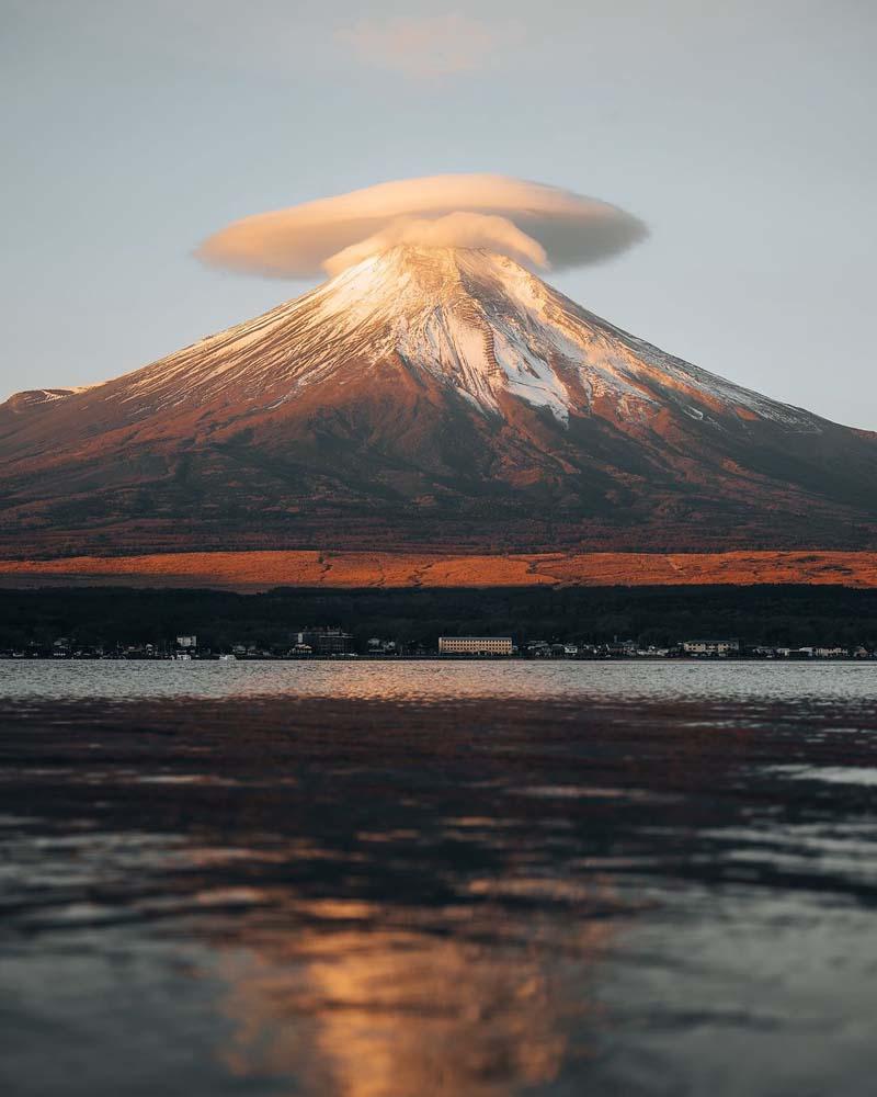 کوه فوجی (Fujisan) بلندترین کوه ژاپن 