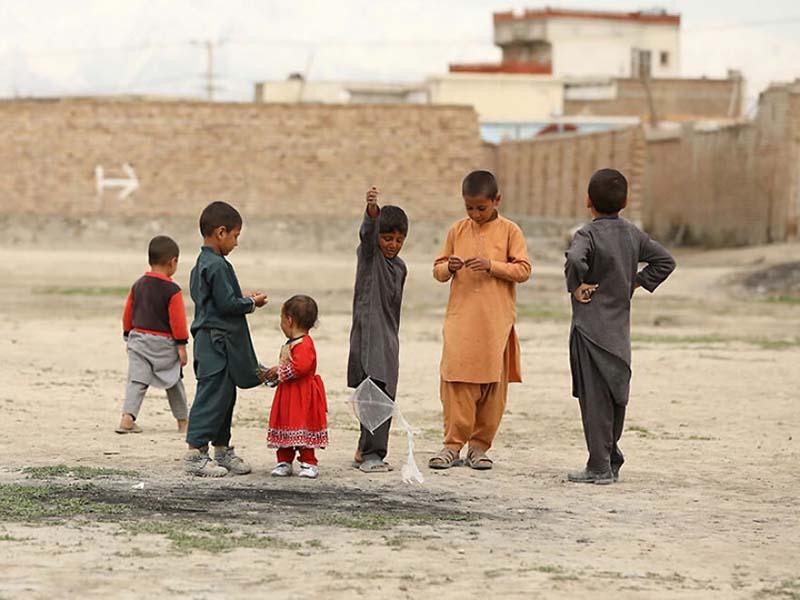 کودکان افغان در کوچه