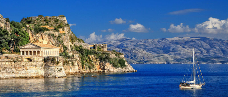 جزیره کورفو یونان؛ منبع عکس: Visit Greece، عکاس: نامشخص