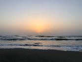 طلوع خورشید در ساحل زمرد گیلان؛ منبع عکس: گوگل مپ؛ عکاس: ندا سلطانی