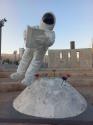 آدم فضایی گنبد مینا. منبع عکس: گوگل مپ. عکاس: سجاد سعادت