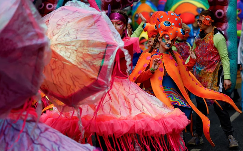 جشنواره‌ای رنگارنگ در هند