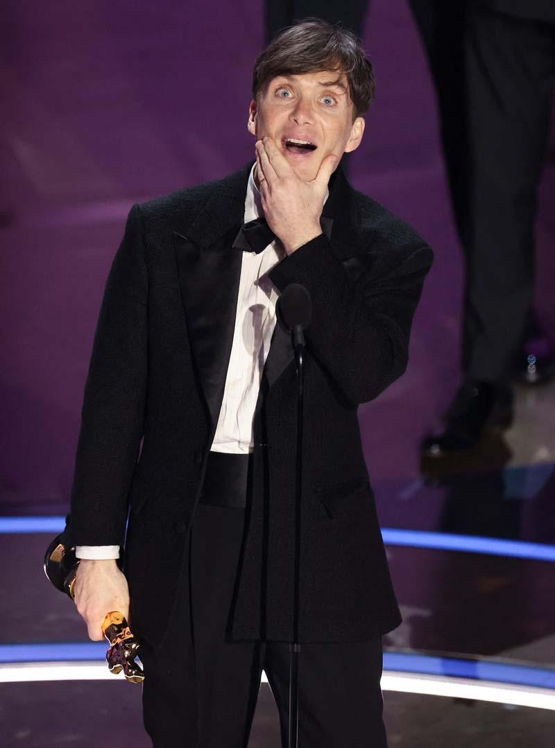کیلین مورفی (Cillian Murphy) برنده اسکار بهترین بازیگر مرد برای فیلم اوپنهایمر (Oppenheimer)
