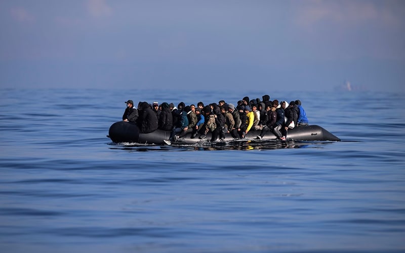 قایق مهاجران غیرقانونی در ایتالیا