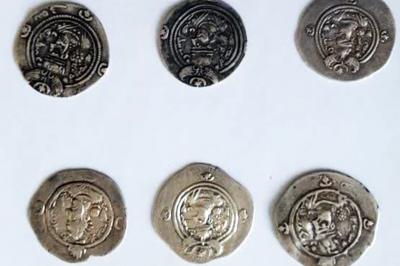 کشف هفت سکه ساسانی در اراک