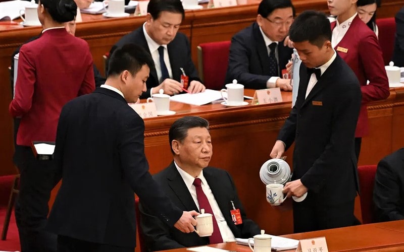رییس جمهور چین در مجلس