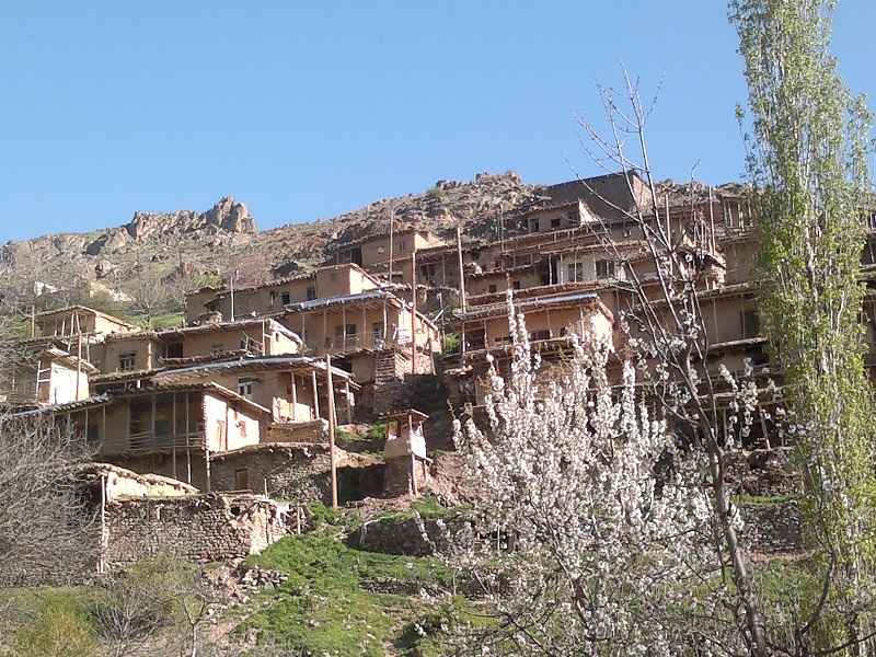 روستای پلکانی شیلاندر؛ منبع عکس: گوگل مپ؛ عکاس: بهنام یگانه
