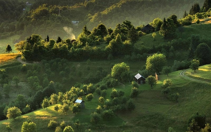 طبیعت سرسبز کوهستانی در رومانی، منبع عکس: اینستاگرام alexrobciuc@، عکاس: Alex Robciuc