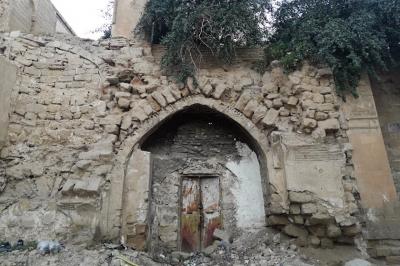 نشت آب به خانه تاریخی گازر | بنا در آستانه تخریب کامل است