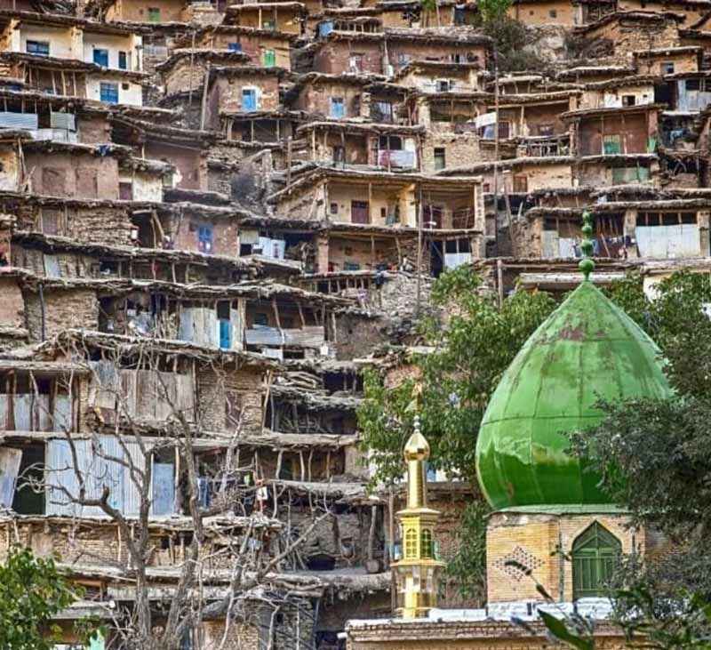 روستای پلکانی سرآقا سید؛ منبع عکس: گوگل مپ؛ عکاس: امیر پیرالیلو