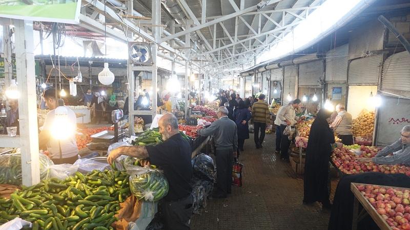 بازار روز ساری؛ منبع عکس: گوگل مپ؛ عکاس: Pascal S.