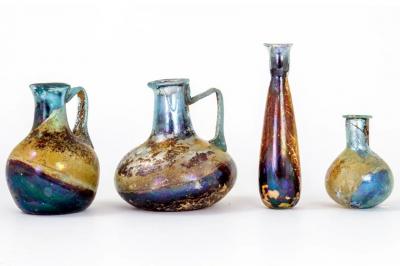 کشف ظروف شیشه‌ای خیره‌کننده رومی در فرانسه