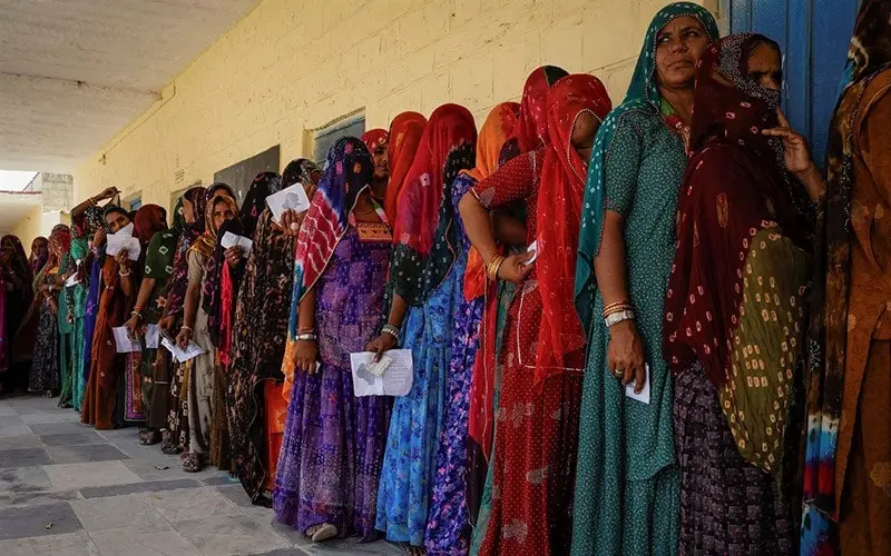 حضور زنان در انتخابات هند