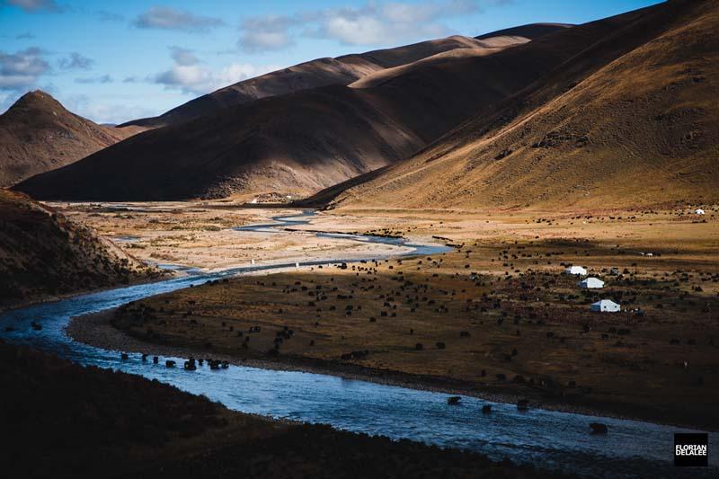 رودخانه ای کوهستانی در تبت