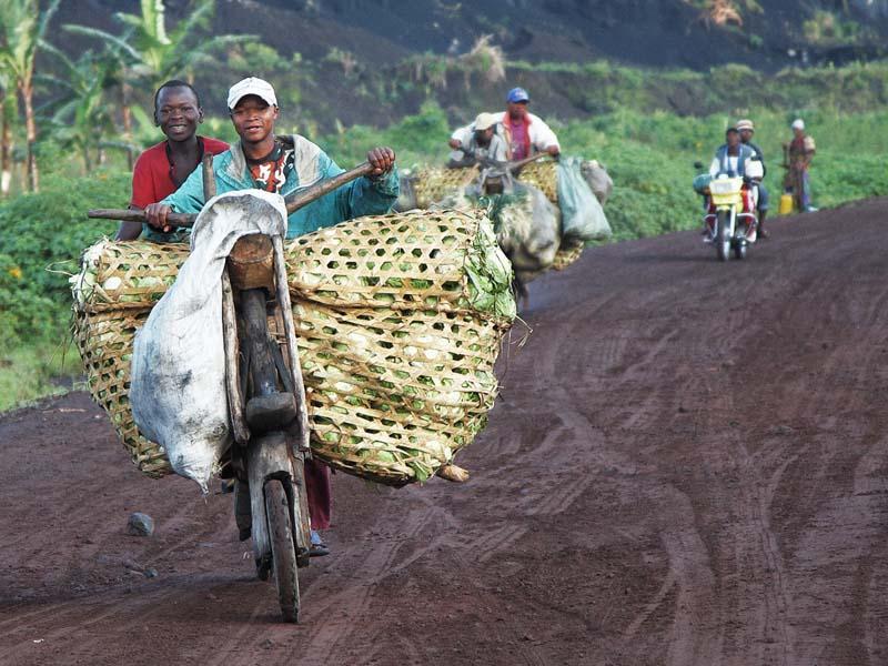 حمل و نقل محصولات کشاورزی در آفریقا با چوکودو
