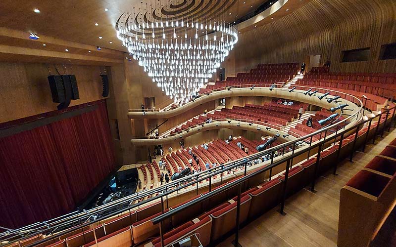 سالن کنسرت مرکز فرهنگی آتاتورک استانبول، منبع عکس: گوگل مپ، عکاس: filiz çakmak