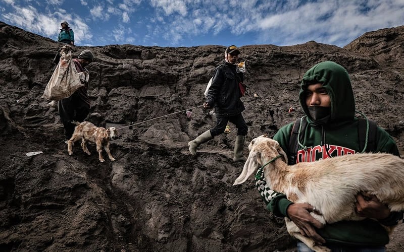 بزهای اهدایی به جشن یادنیا کسادا منبع عکس: theatlantic.com عکاس: اولت ایفانسستی