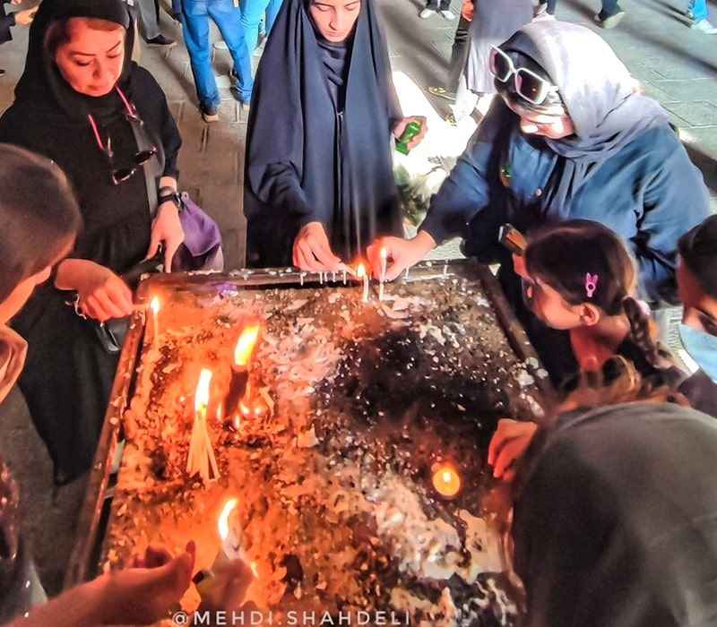 زنان در مراسم چهل و یک منبر منبع عکس: اینستاگرام mehdi.shahdeli@ عکاس: مهدی شاهدلی